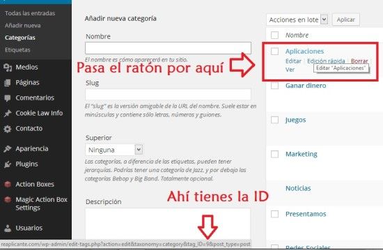 id-categorias-wordpress
